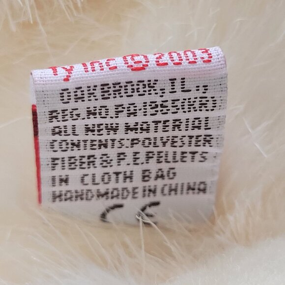 Vintage Ty 2003 Saint Angel Bear Plush Stuffed Animal Toy Polyester Collectible - Picture 5 of 13